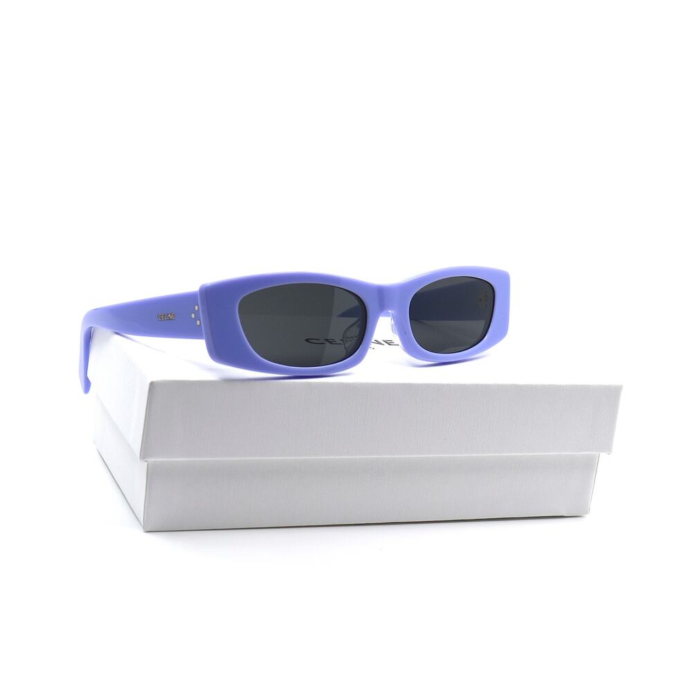 Celine CL40245U 78A Violet Gray Sunglasses New Authentic w/ Case Box Cloth - Picture 15 of 15